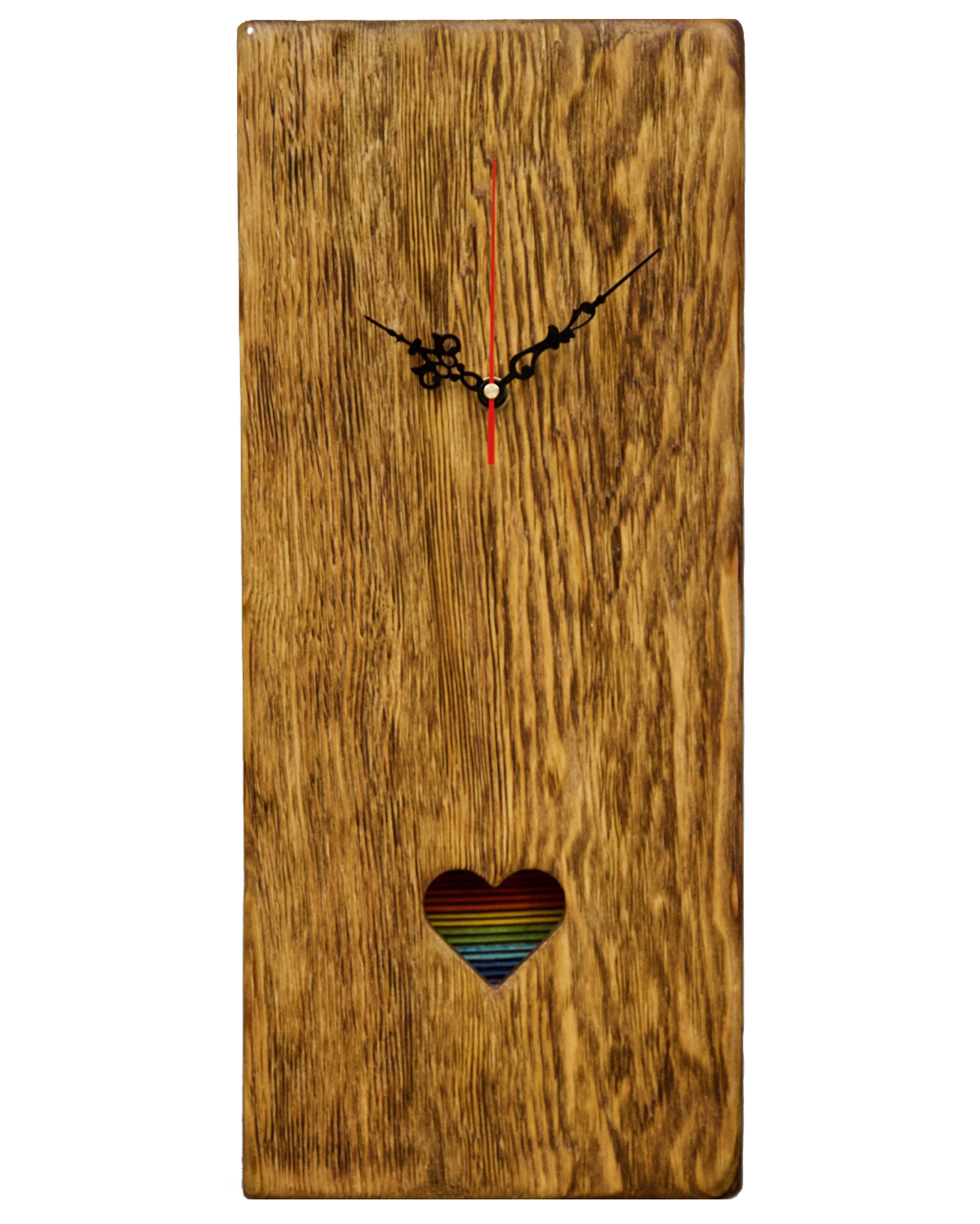 Textured Wood Pendulum Clock Art - Jerome 0001 — Korzen Designs